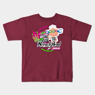 Wrench Head Garage Logo Kids T-Shirt